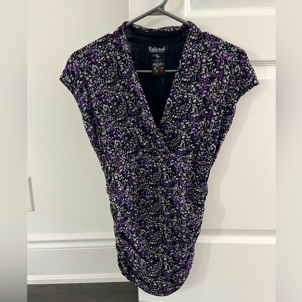 Pretty wrap-style top